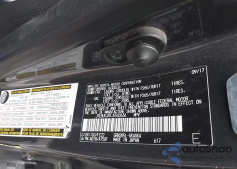 2018 Toyota 4Runner Trd Off Road from USA, damaged, VIN JTEBU5JR1J5502636